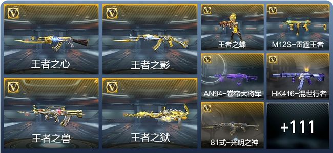 穿越火线：枪战王者V5 225英雄武器 新锐