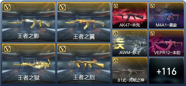 穿越火线：枪战王者V7 231英雄武器 新锐