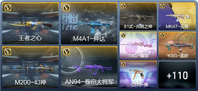 穿越火线：枪战王者V5 186英雄武器 新锐