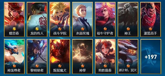 英雄联盟手游（lol手游）211皮肤 113英雄 黑铁