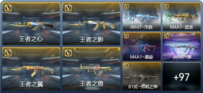 穿越火线：枪战王者V8 155英雄武器 新锐