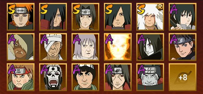 火影忍者V10 6S忍 21A忍 27忍 100W内战力