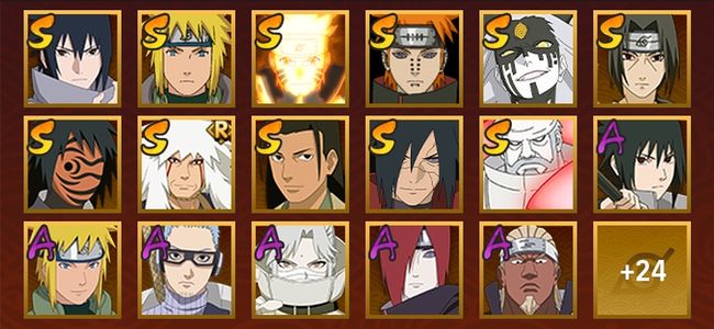 火影忍者V10 12S忍 29A忍 41忍 100W内战力