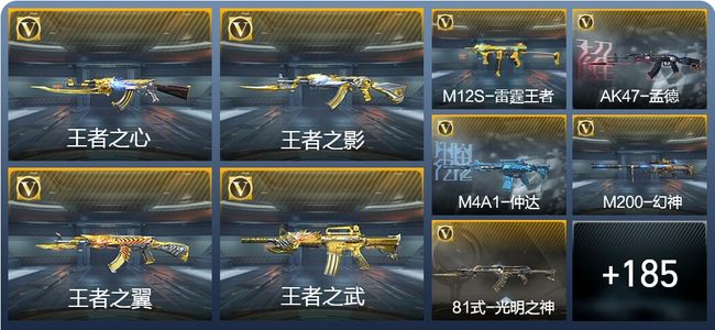 穿越火线：枪战王者V7 11王者武器 194英雄武器 5英雄角色 300万化 大师S