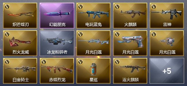 穿越火线（CF）8V武器 3V角色 3皮肤 可排位 枪王