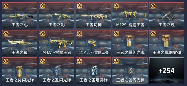 穿越火线：枪战王者28王者 258英雄武器 10英雄角色 362万化 大师S
