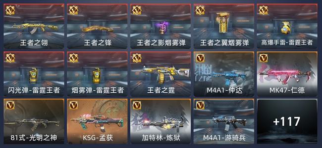 穿越火线：枪战王者V6 8王者 177英雄武器 万化新锐