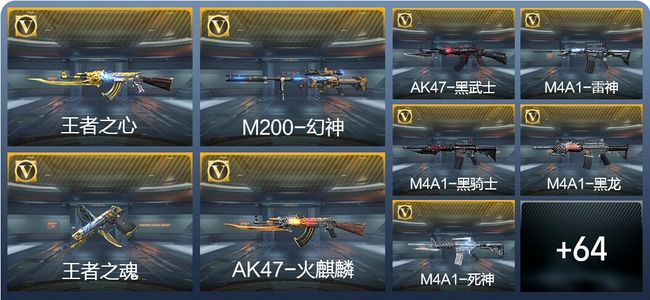 穿越火线：枪战王者3王者武器 73英雄武器 3英雄角色 89万化 专家S