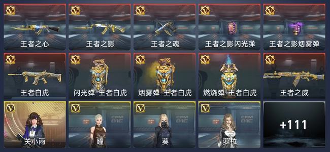 穿越火线：枪战王者V6 10王者 120英雄武器 6英雄角色 115万化 大师S
