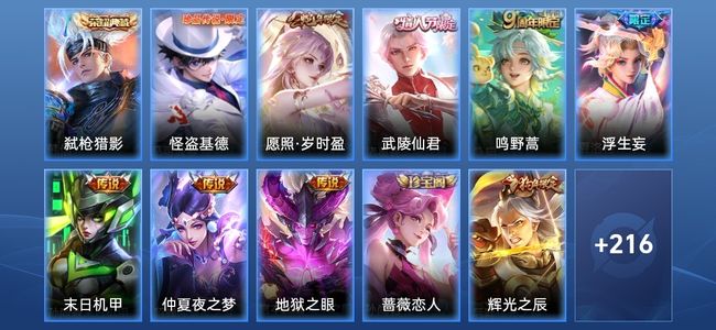 王者荣耀V7 1典藏 7传说 53史诗 228皮肤 122英雄 至尊星耀IV