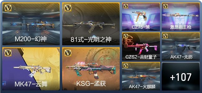 穿越火线：枪战王者V5 156英雄武器 2英雄角色 274万化 枪王SSS