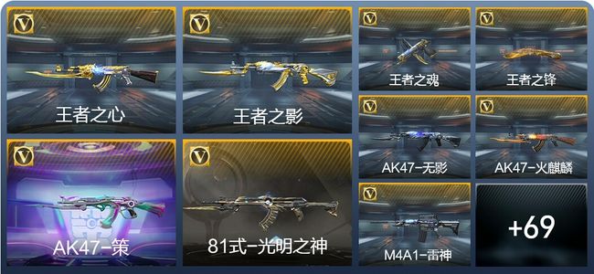 穿越火线：枪战王者V8 8王者武器 134英雄武器 5英雄角色 316万化 大师SS