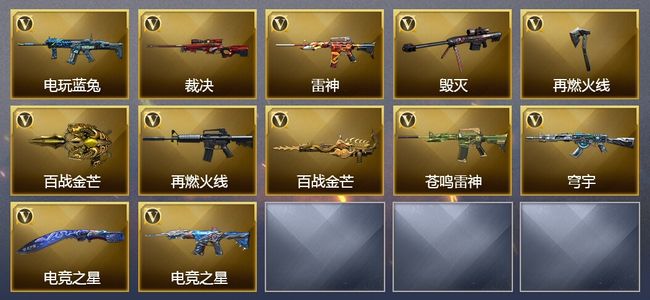 穿越火线（CF）12V武器 13V角色 5皮肤 可排位