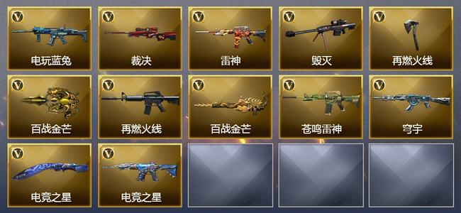穿越火线（CF）12V武器 13V角色 5皮肤 可排位