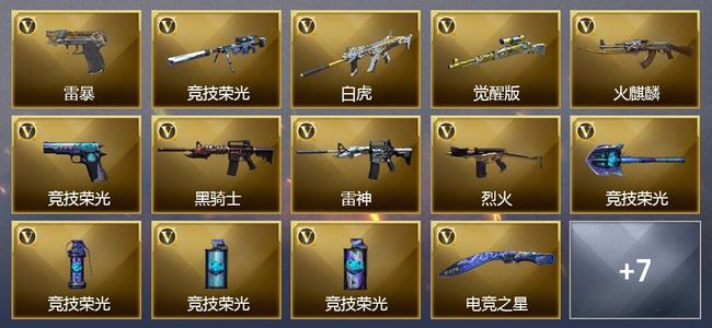 穿越火线（CF）1王者武器 24V武器 20V角色 6皮肤 可排位