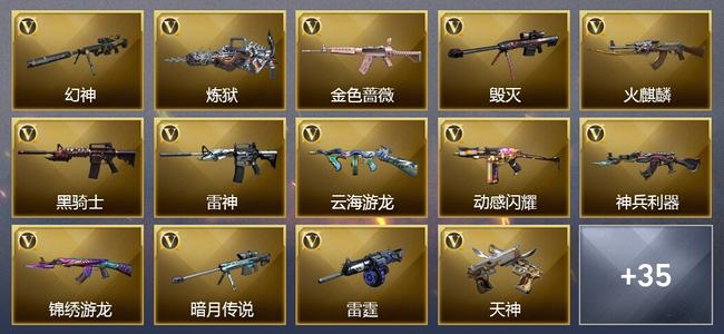 穿越火线（CF）0传说角色 0传说武器 6王者武器 0炫金武器 42V武器 33V角色 11皮肤 可排位 无