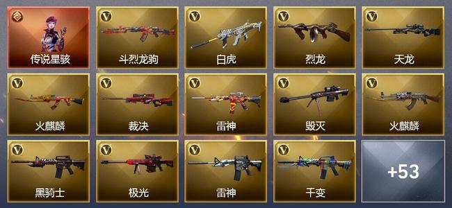 穿越火线（CF）1传说角色 1传说武器 2王者武器 0炫金武器 79V武器 22V角色 12皮肤 可排位 无