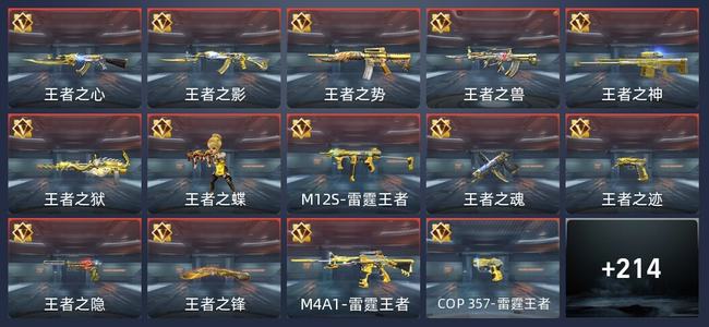 穿越火线：枪战王者V8 340英雄武器 新锐