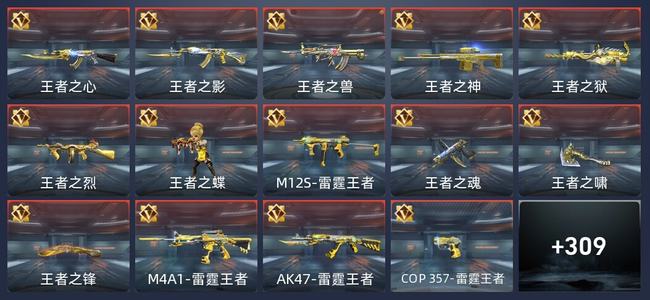 穿越火线：枪战王者V8 44王者 312英雄武器 11英雄角色 542万化 专家S