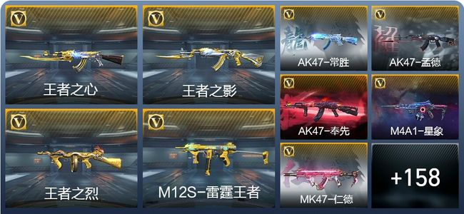 穿越火线：枪战王者V7 11王者武器 181英雄武器 4英雄角色 365万化 专家