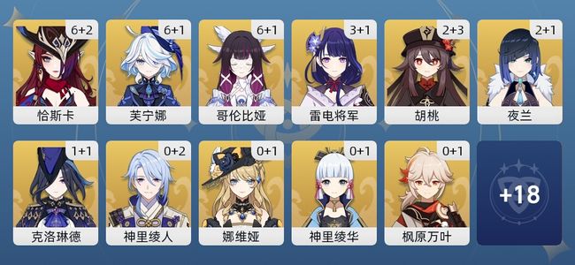 原神123黄 79角色黄 44武器黄 29五星角色 37五星武器 女主 60级