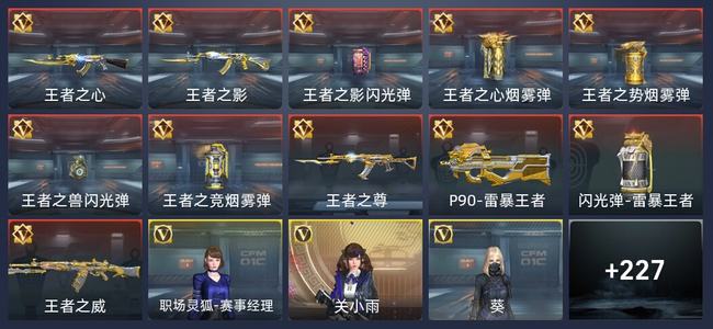 穿越火线：枪战王者V5 11王者 231英雄武器 10英雄角色 312万化 传奇