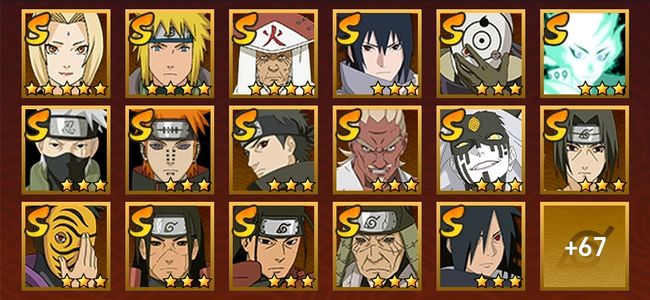 火影忍者V14 35S忍 49A忍 288忍 4607S碎片 42通灵 2000W战力 前10名 暗部