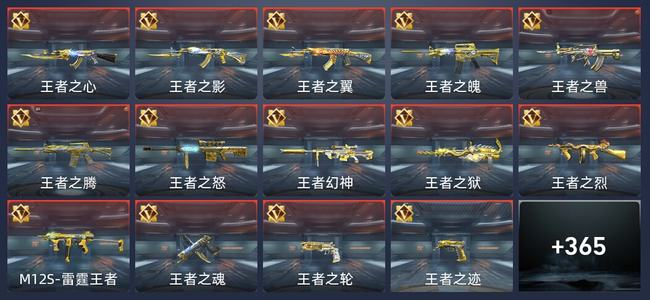 穿越火线：枪战王者V9 34王者 368英雄武器 12英雄角色 263万化 新锐