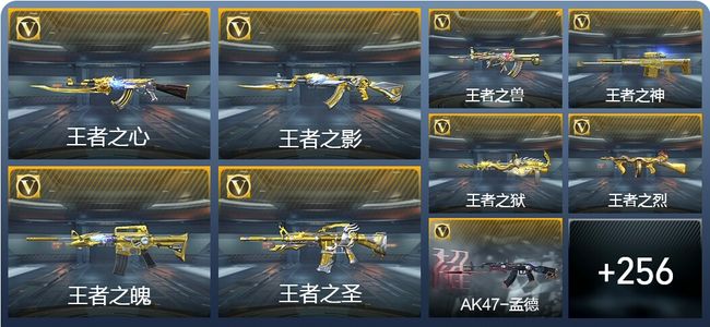 穿越火线：枪战王者V8 28王者武器 265英雄武器 14英雄角色 617万化 专家S