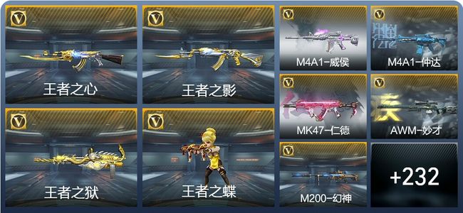 穿越火线：枪战王者V5 6王者武器 241英雄武器 8英雄角色 428万化 大师