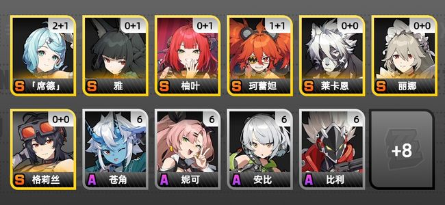 绝区零14黄 10角色黄 7S角色 4S音擎 2S邦布 女主 54