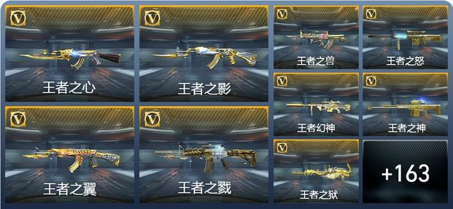 穿越火线：枪战王者V9 31王者武器 205英雄武器 53英雄角色 373万化 传奇