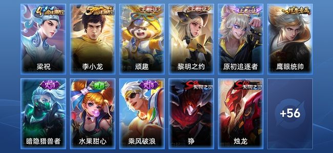 王者荣耀9史诗 67皮肤 非凡王者