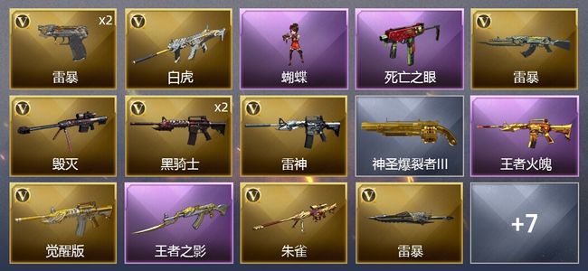 穿越火线（CF）2王者武器 26V武器 2皮肤 可排位 精英