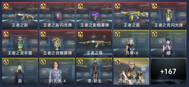 穿越火线：枪战王者V5 8王者 175英雄武器 6英雄角色 313万化 新锐