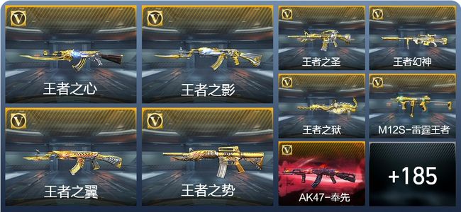 穿越火线：枪战王者V7 16王者武器 198英雄武器 5英雄角色 395万化 专家