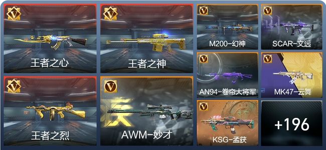 穿越火线：枪战王者V4 13王者 229英雄武器 11英雄角色 346万化 大师S