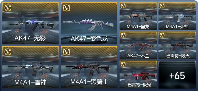 穿越火线：枪战王者V5 74英雄武器 3英雄角色 170万化 专家S