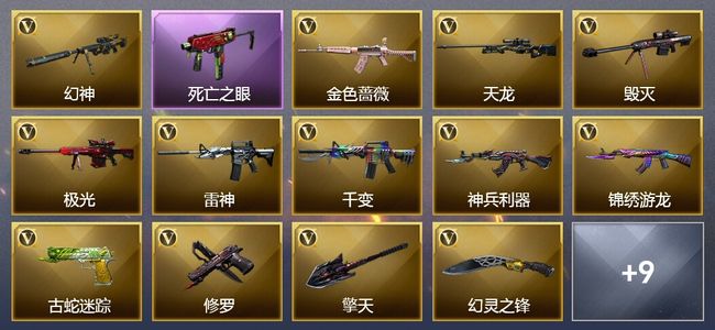 穿越火线（CF）5王者武器 32V武器 5V角色 5皮肤 可排位