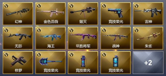 穿越火线（CF）3王者武器 23V武器 3V角色 2皮肤 可排位