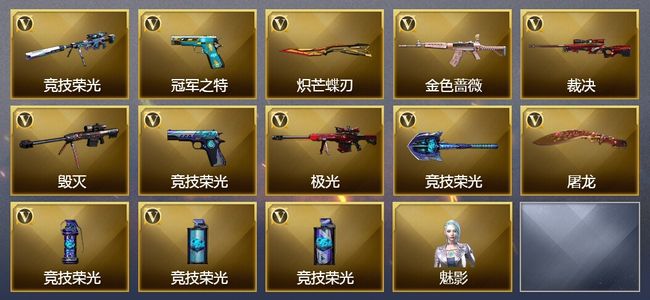 穿越火线（CF）2王者武器 25V武器 2V角色 4皮肤 可排位