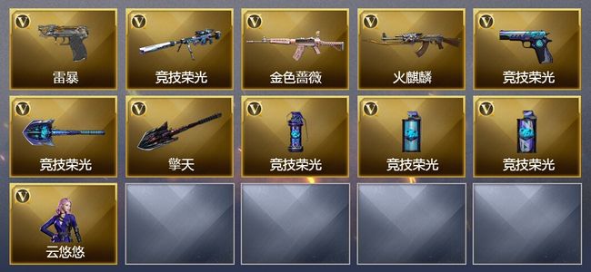 穿越火线（CF）15V武器 1V角色 2皮肤 可排位
