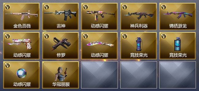 穿越火线（CF）2王者武器 17V武器 3V角色 4皮肤 可排位