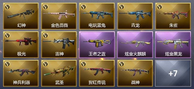 穿越火线（CF）3王者武器 2炫金武器 38V武器 5V角色 2皮肤 可排位