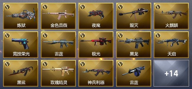 穿越火线（CF）5王者武器 72V武器 6V角色 3皮肤 可排位