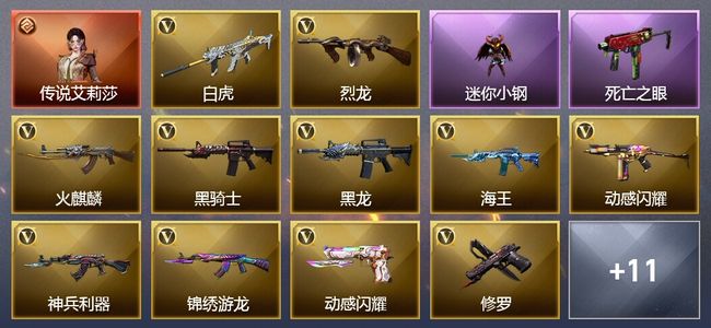 穿越火线（CF）1传说角色 1传说武器 1王者武器 24V武器 17V角色 2皮肤 可排位