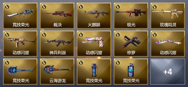 穿越火线（CF）21V武器 18V角色 6皮肤 可排位