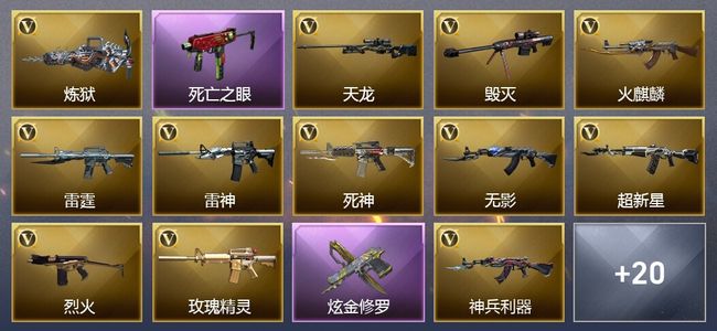 穿越火线（CF）1炫金武器 48V武器 18V角色 8皮肤 可排位