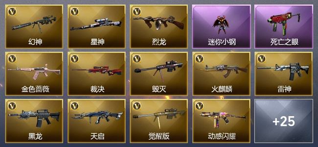 穿越火线（CF）0传说角色 0传说武器 3王者武器 0炫金武器 39V武器 43V角色 16皮肤 可排位 无
