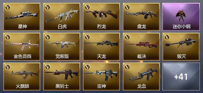 穿越火线（CF）0传说角色 0传说武器 2王者武器 0炫金武器 63V武器 33V角色 18皮肤 可排位 枪王